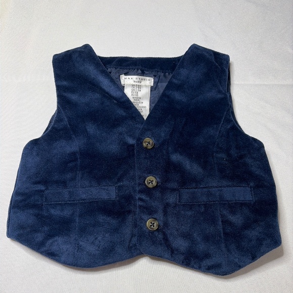 Max Studio Baby, Faux Suede Vest, 3 to 6 months - Picture 1 of 5